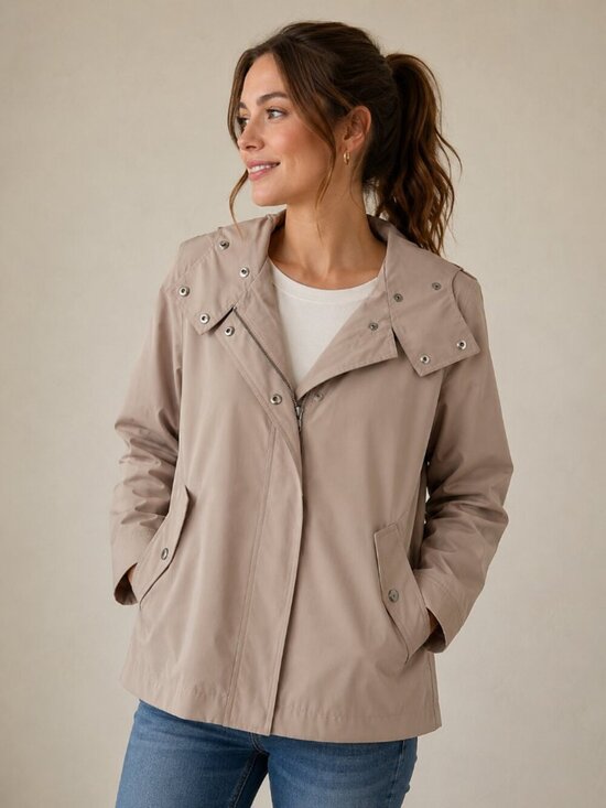 LOFT Jackets & Blazers - LOFT Sandstone Hooded Utility Jacket
